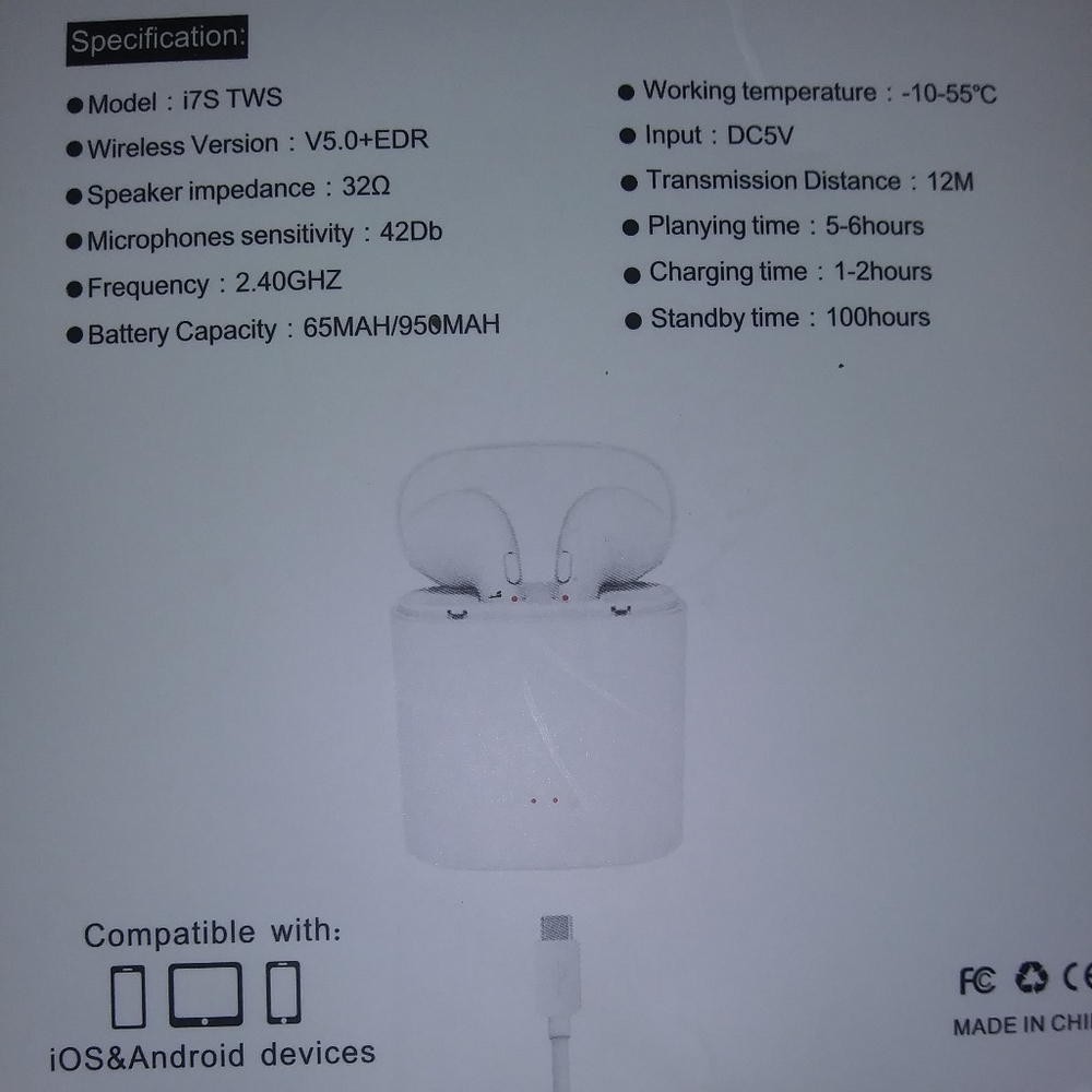 Wireless Earbuds - Picture 2 of 3